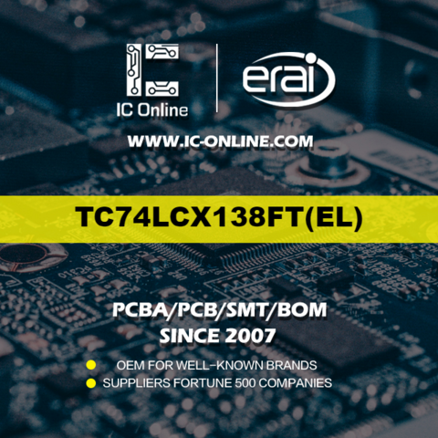 NOVA TC74LCX138FT(EL) وحدة فك ترميز IC من 3 إلى 8 خطوط 16-TSSOP IC منطقي عضو erai تصميم/حل PCBA