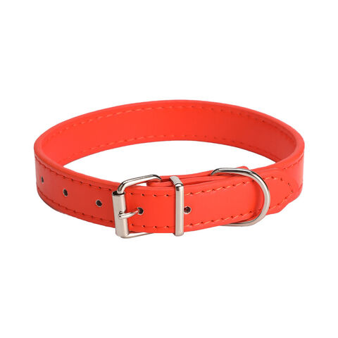 Collares para Mascotas - Collares de Cuero para Perros Pequeños - Collar de Identificación Ajustable en 12 Colores para Cachorros Medianos y Grandes for sale at factory direct price