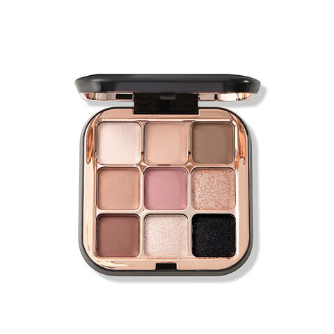 Palette de Maquillage Multifonctionnelle pour Femme, Style Tendance, 9 Couleurs, Ombre à Paupières Naturelle, Illuminateur Tridimensionnel, Poudre de Blush