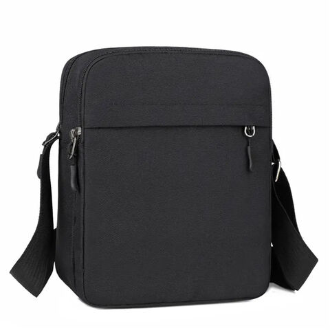 Bolsa de Ombro Transversal Unisexo Casual Simples para Viagens ao Ar Livre, Telemóvel, Negócios, Grande Capacidade, Bolsa Impermeável
