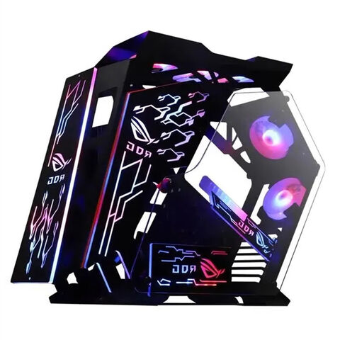 Pc Case Compra Wholesale Price Towers Mid Desktop Computer Case Chassis Tempered Glass ...