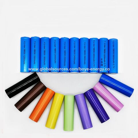 Baterias recarregáveis de íon de lítio 3.6v de preço baixo, bateria 18650 de 3.7v 6000mah para luz solar for sale at factory direct price