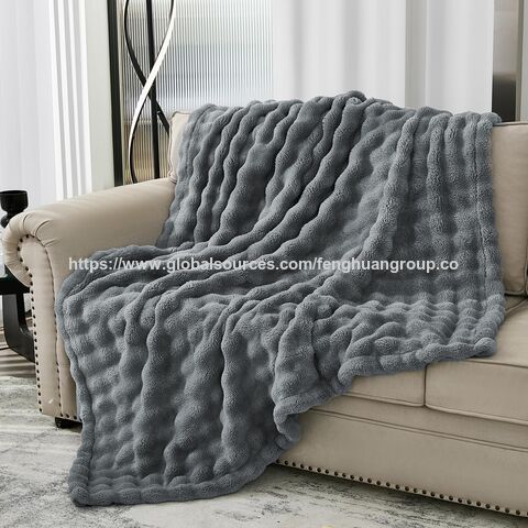 Superweiche, flauschige Fleece-Decke, Kuscheldecken, luxuriöse, niedliche, warme Plüsch-Geschenkdecke im Großhandel