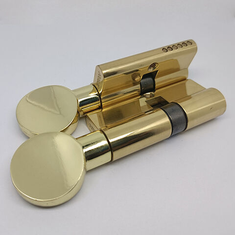 Serrure de cylindre européen à chaud pour salles de classe et salles de bain avec fonction de verrouillage à bouton rotatif - Pièces de cylindre pour portes for sale at factory direct price
