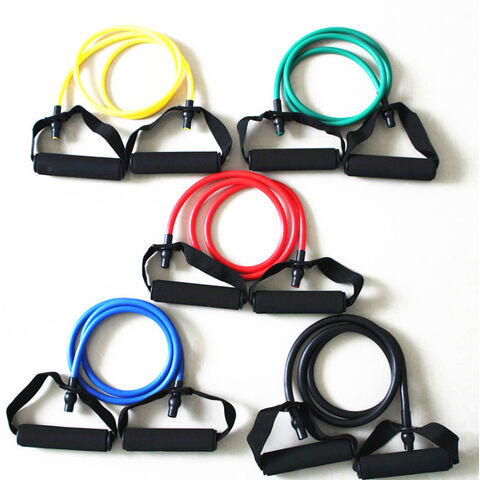 Bandas Elásticas de Resistencia de Látex para Fitness, Pilates, Equipos de Gimnasio, Cuerda de Tracción for sale at factory direct price
