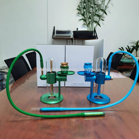 Studenglass Kompact Glass Gravity Bong Hookah Rotating Double Gravity ...