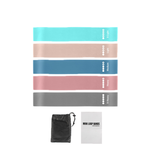 Bandas Elásticas de Resistencia para Yoga y Fitness, Bandas de Tensión Gruesas Multicolor para Ejercicio for sale at factory direct price