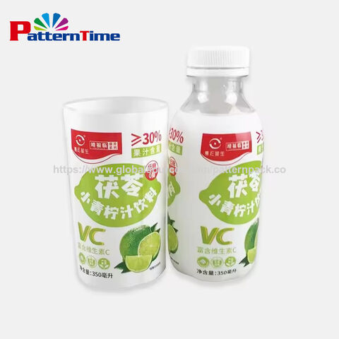 Impression numérique personnalisée PET PVC Étiquette rétractable pour bouteilles et canettes de 8oz 12oz 16oz 330ml 500ml Emballage de boissons for sale at factory direct price