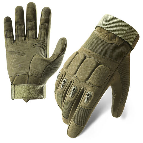 Gants de protection militaires réglables vert armée pour équipement de combat tactique for sale at factory direct price