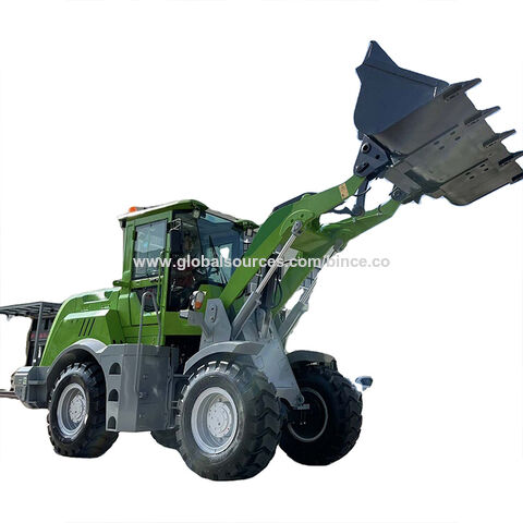 Mini chargeuse sur pneus électrique compacte et économique pour petites exploitations agricoles avec batterie au lithium for sale at factory direct price
