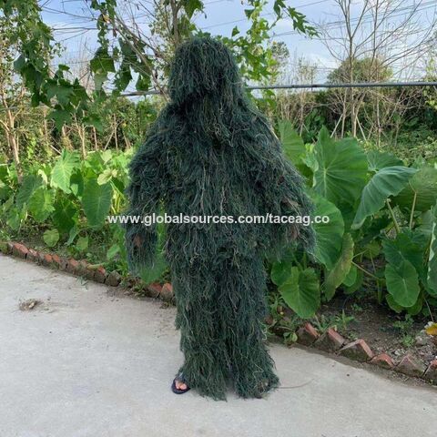 Taktischer 'Ghillie Suit' Tarnanzug mit Jacke, Hose, Kopf- und Gewehrabdeckung for sale at factory direct price