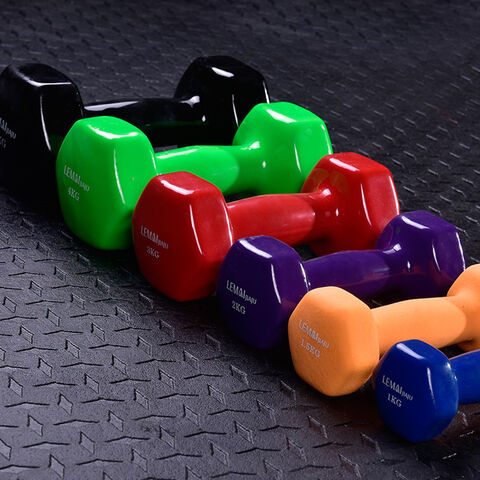 Halteres fixos hexagonais com revestimento para braços finos, fitness em casa para mulheres e homens, exercícios de salto, modelagem, halteres de mão, halteres para dips