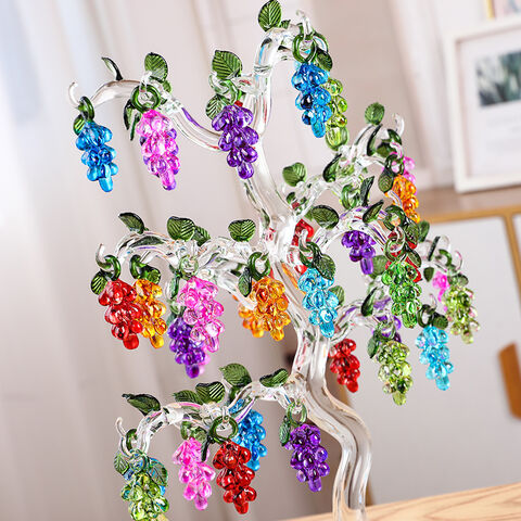 Verschiedene Farben Kristallfiguren Glaskristall Handwerk Kreative Elegante Haushalts Büro Hotel Wohnzimmer Tisch Ornament for sale at factory direct price