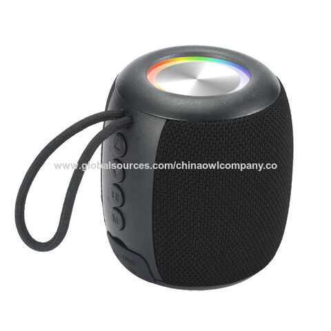 Mini Portable Wireless Bluetooth Speaker Rgb Led Light Battery Powered ...