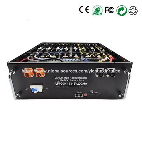 Xr Ups 48v 51.2v 100ah 200ah Lifepo4 5kw 10kw Lithium Iron Solar ...