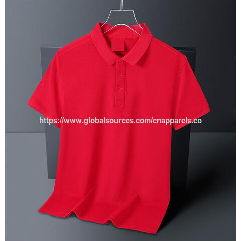 Venta al por mayor de polo de golf unisex de manga corta y secado rápido de alta calidad