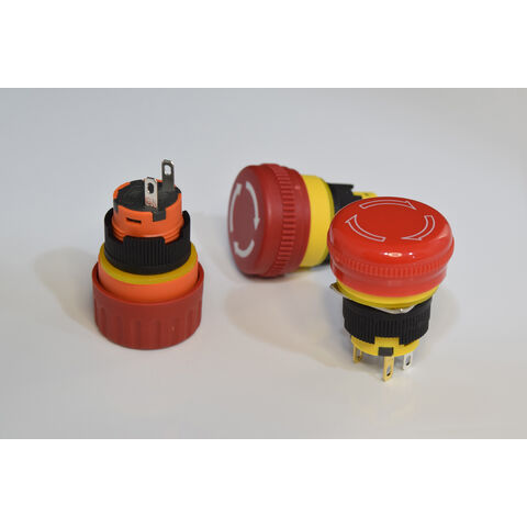 LA139S Série Miniature Type M16 Montage Panneau Scellé Interrupteurs d'Arrêt d'Urgence avec Niveau de Protection IP65 Scellé for sale at factory direct price