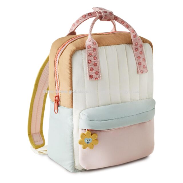 Mini-Kleinkindrucksäcke für Mädchen, niedliche, farbige kleine Wickeltasche und Vorschulrucksack mit GRS-Zertifizierung