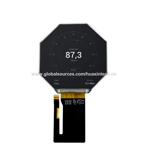 Módulo TFT redondo de 2.36 pulgadas, 320*320 puntos, interfaz MIPI de 17 pines, 650cd/m2 - Pantalla LCD TFT redonda de alta luminosidad para aplicaciones industriales for sale at factory direct price