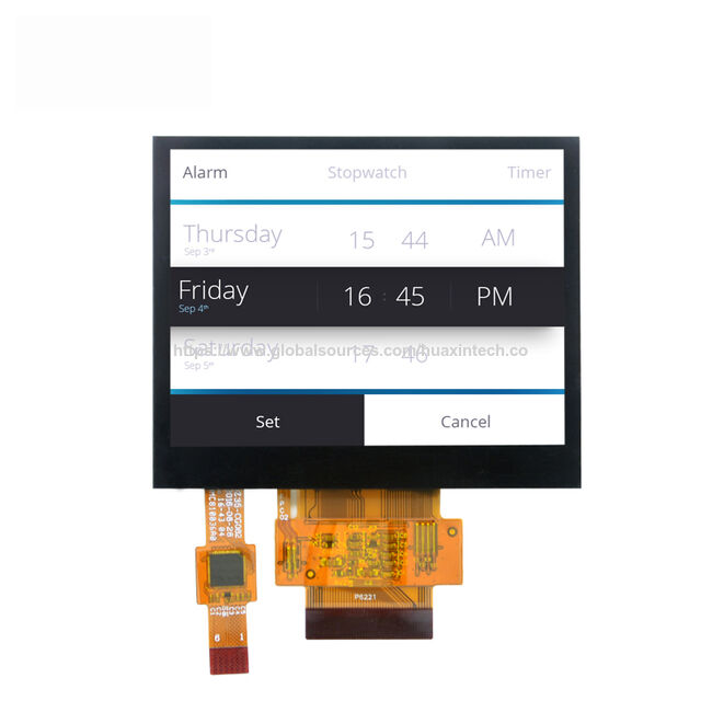 Module TFT 3,5 pouces, résolution 320X240, interface RGB 24 bits 45 broches, 500 cd/m2 avec CTP