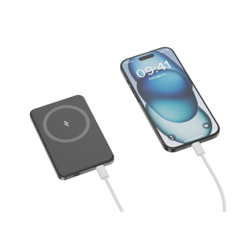 Kabellose 5000mAh 15W Magnetische Powerbank PD QC Magnetisches kabelloses Ladegerät Mobile Powerbank mit LED-Anzeige for sale at factory direct price