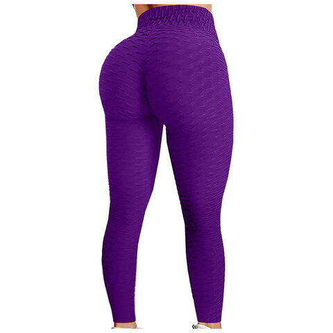 Leggings de bolhas femininas, levantamento de bumbum, fitness, corrida, esportes indoor, cintura alta, ioga, ginástica, exercício for sale at factory direct price