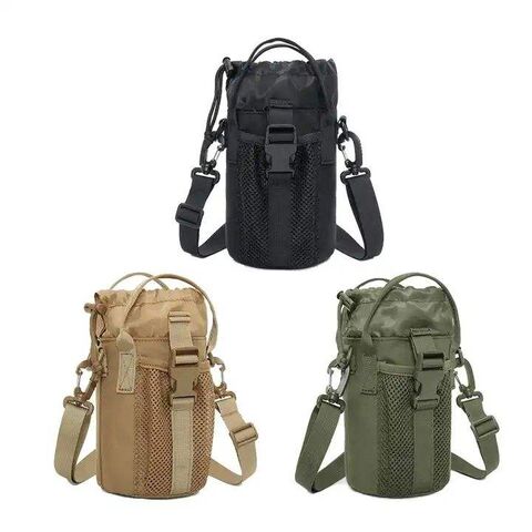 Wasserdichte Wasserflaschentasche, Tragetasche, Weinflaschenträger, Crossbody-Tasche mit Gurt für Fitnessstudio