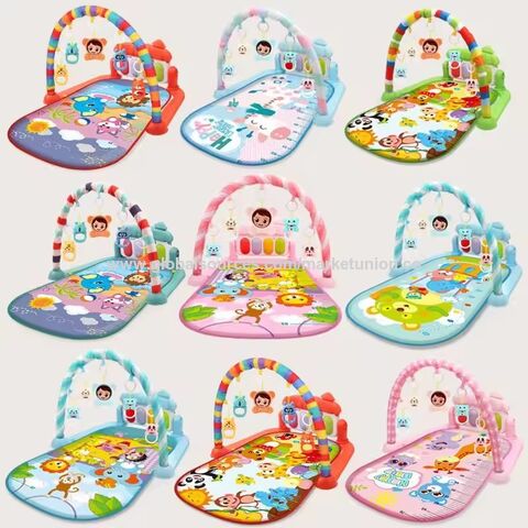 Tapis d'éveil multifonctionnel pour bébés de 3 à 9 mois, couverture de jeu, piano à pédales, jouets d'éveil pour bébés en gros for sale at factory direct price