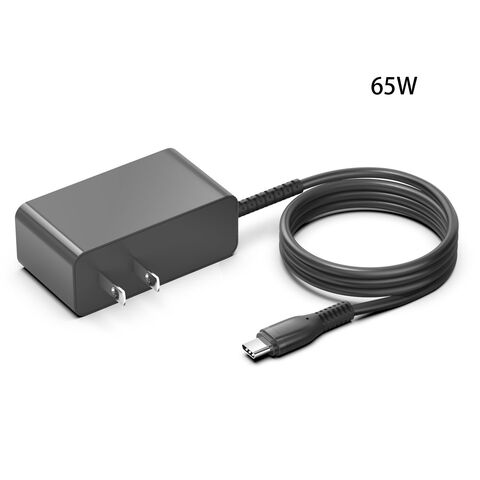 Adaptador de corriente GaN 65W USB C Cypress PD3.0 con enchufe US y cable de salida USB C de 1.8 metros for sale at factory direct price