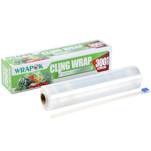 Food Wraps 30cmx300m High Quality Cutting Box Resistant Tray Wrapper ...