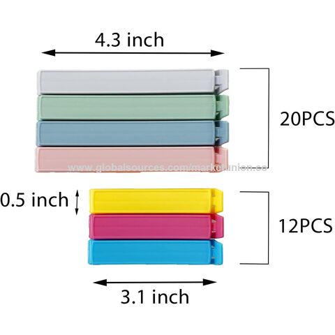 Rectangular Chip Clip Buy China Wholesale 32 Pcs Plastic Chip Clips For Food Packages, Curved ...