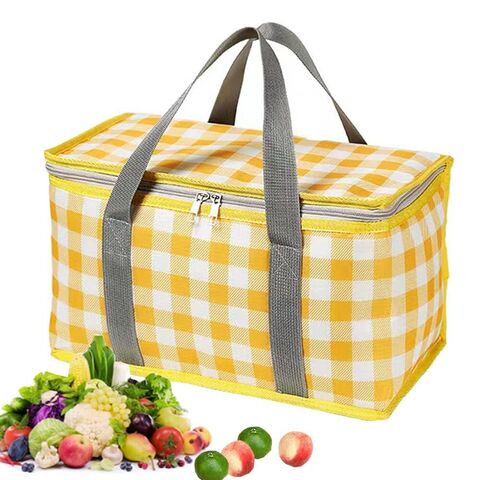 Sac de pique-nique isotherme réutilisable, sac de plage glacière, sac de pique-nique isotherme extérieur écologique et hygiénique. for sale at factory direct price