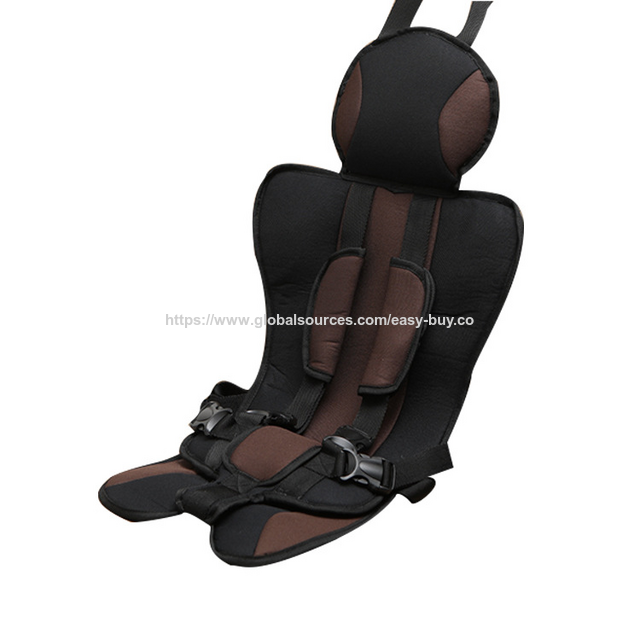 Sillas de coche para niños, asiento de seguridad infantil, cojín de asiento fijo para bebé, asiento de coche simple portátil for sale at factory direct price