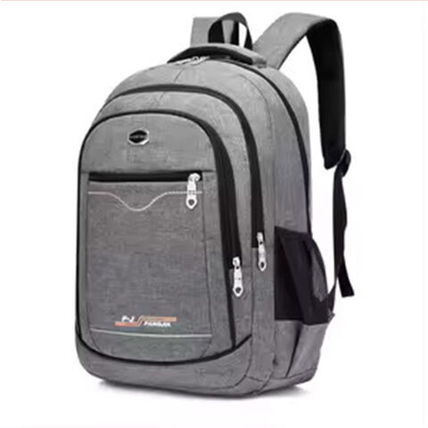 Mochila Unisex para Laptop HR021, Color Sólido, Nylon, Ideal para Negocios, Universidad, Bolso de Hombro, Portátil, Ligera, Universal, para Computadora y Escuela