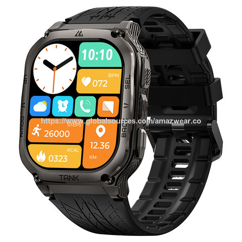 Reloj Inteligente Impermeable KOSPET TANK M3 de Fábrica, 480mAh, 5ATM e IP69K, Calidad con Seguimiento GPS, Pulsera Inteligente