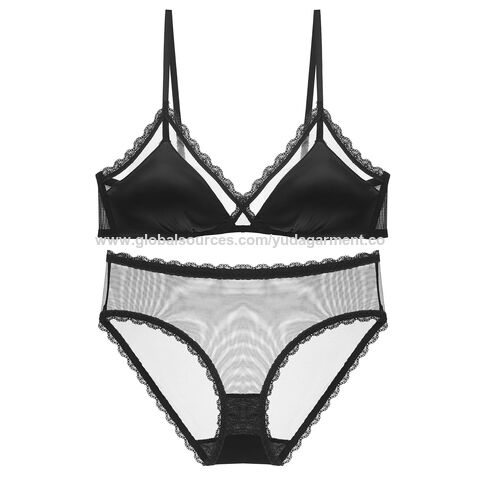 Compre Conjunto De Ropa Interior De Encaje De Lujo Para Mujer