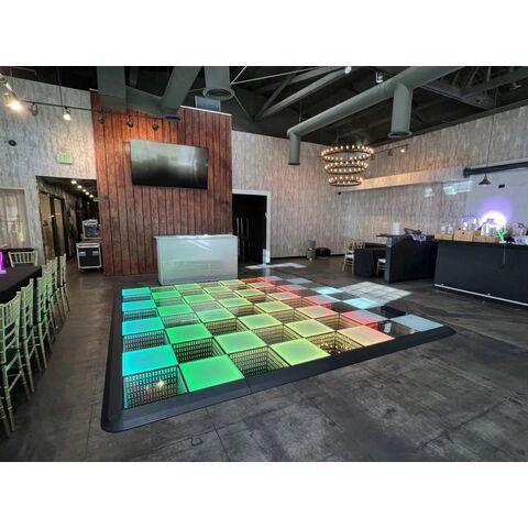 Magnetic Build-in Battery Led Dance Floor Stage Light Equipment ...