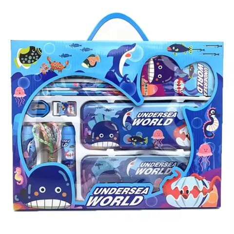 Organize, Learn, and Explore: Stationery Gift Box Full Set and Folding Space Schoolbag main image 1