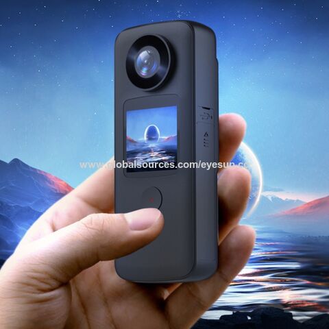 4K 360° Pocket Action Cam Image Stabilization WiFi Sports DV Dual Screen Anti-shake 30M Waterproof Case Accessories Action Camera for sale at factory direct price