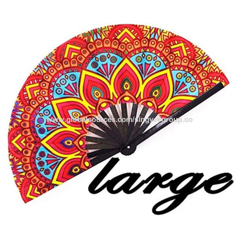 Abanicos de Kung Fu personalizados de bambú, abanicos de aro, abanicos de danza, abanicos de Tai Chi, abanicos rojos, productos hechos a mano, tela para la cara, Ding Oxford