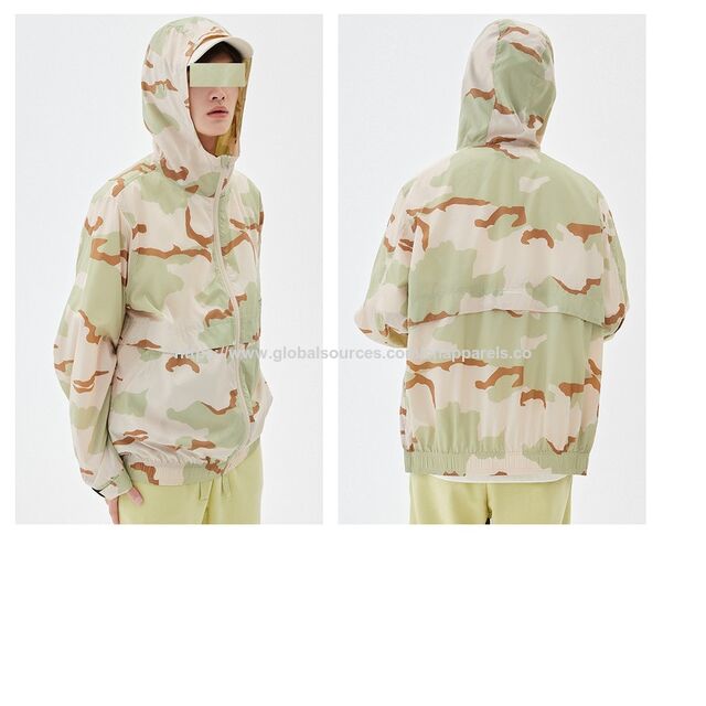 Outdoor-Jagdjacke, Angeljacke, leicht und atmungsaktiv, modische Jacke im Camouflage-Muster for sale at factory direct price