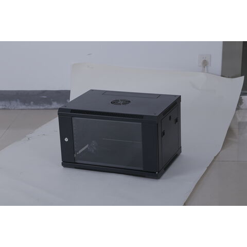 Armario de Red 19 pulgadas 6U, Rack para Servidor con Puerta de Cristal, Color Negro o Blanco Personalizado de Fábrica, Alta Calidad for sale at factory direct price
