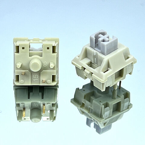 KTT CONTENT Retro Silver Dustproof Linear 43g Nova Chegada 2024 Venda Quente Interruptor de teclado mecânico 5Pin Eixo de boa qualidade for sale at factory direct price