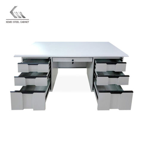 High-end Quality Metal Office Table Staff Table Steel Office Computer ...