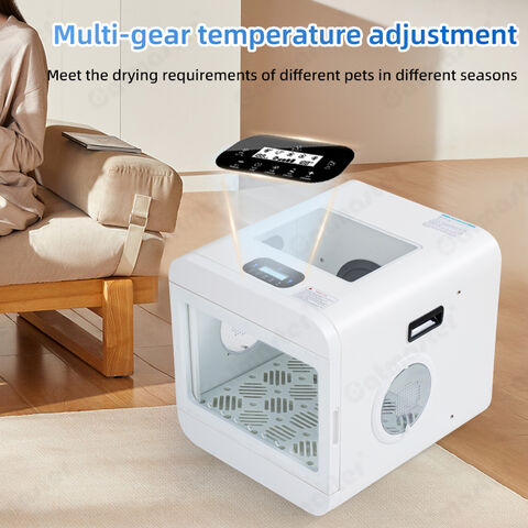 Secador para Animais de Estimação por Atacado: Desumidificador, Vertical, Pelo, Sala de Estética, Gaiola de Parede Automática com Tremonha para Cães