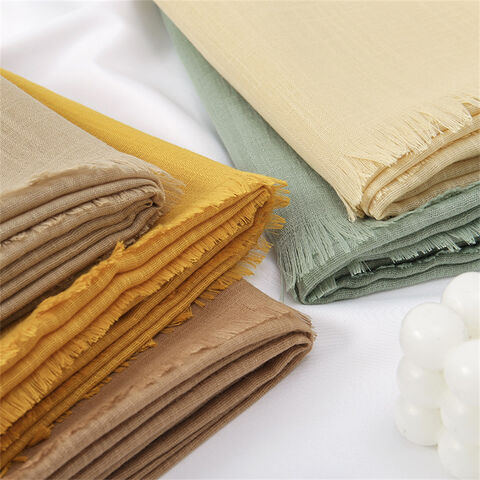 Fornecedor de fábrica WOO Nova marca Véu de algodão Atacado Lenço Hijab de algodão 180*80 Cm for sale at factory direct price