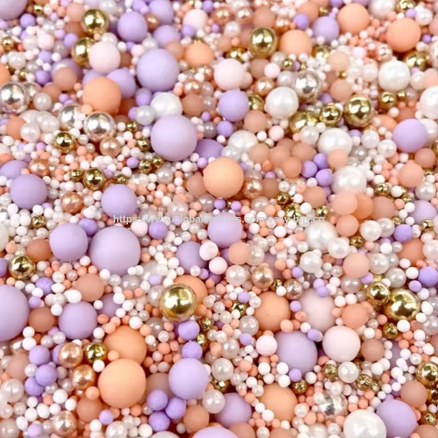 Ingrédients de décoration de pâtisserie 1kg, décoration de boulangerie, ingrédients de décoration de pâtisserie, vermicelles comestibles dorés, perles comestibles for sale at factory direct price
