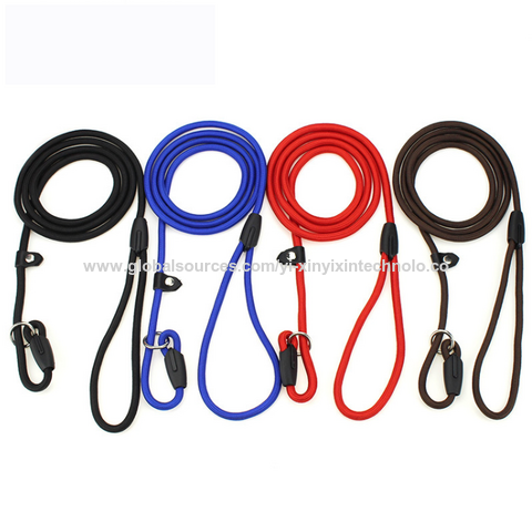 Correa para Perro de Nailon con Lazo Ajustable, Cuerda Deslizante Duradera para Perros, Correa P Deslizante for sale at factory direct price