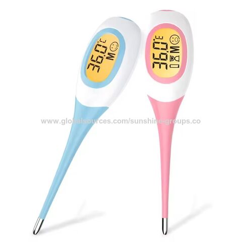Termómetro Electrónico Médico para Adultos y Niños, Cabezal Flexible, Uso Oral y Axilar, Medición en Fahrenheit - Venta al por mayor