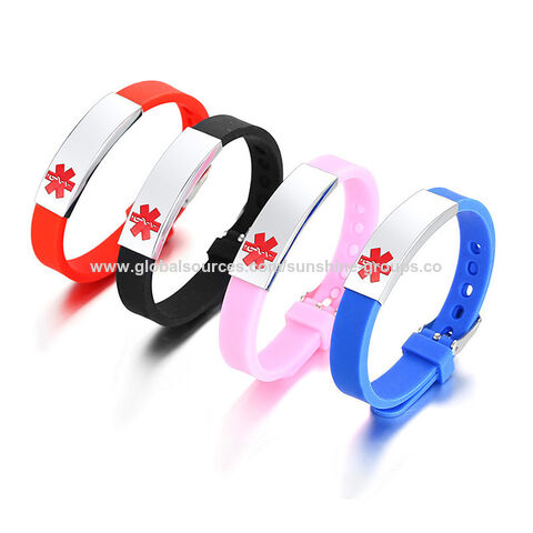 Disposable Medical Hospital Adult Child Wristband ID Band Identification ID Bracelet for sale at factory direct price